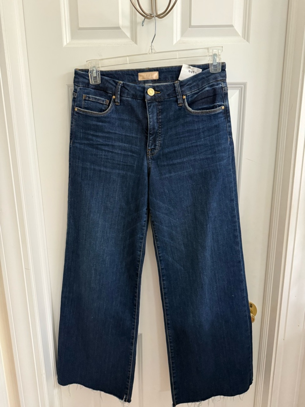 Kut from the Kloth Dark Blue Wide Leg Jeans